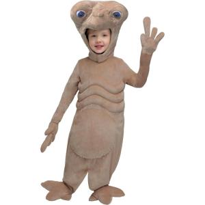 E.T. Kids The Extra-Terrestrial Plush Costume Unisex, Cute Alien Halloween Outfit for Toddler boys and girls