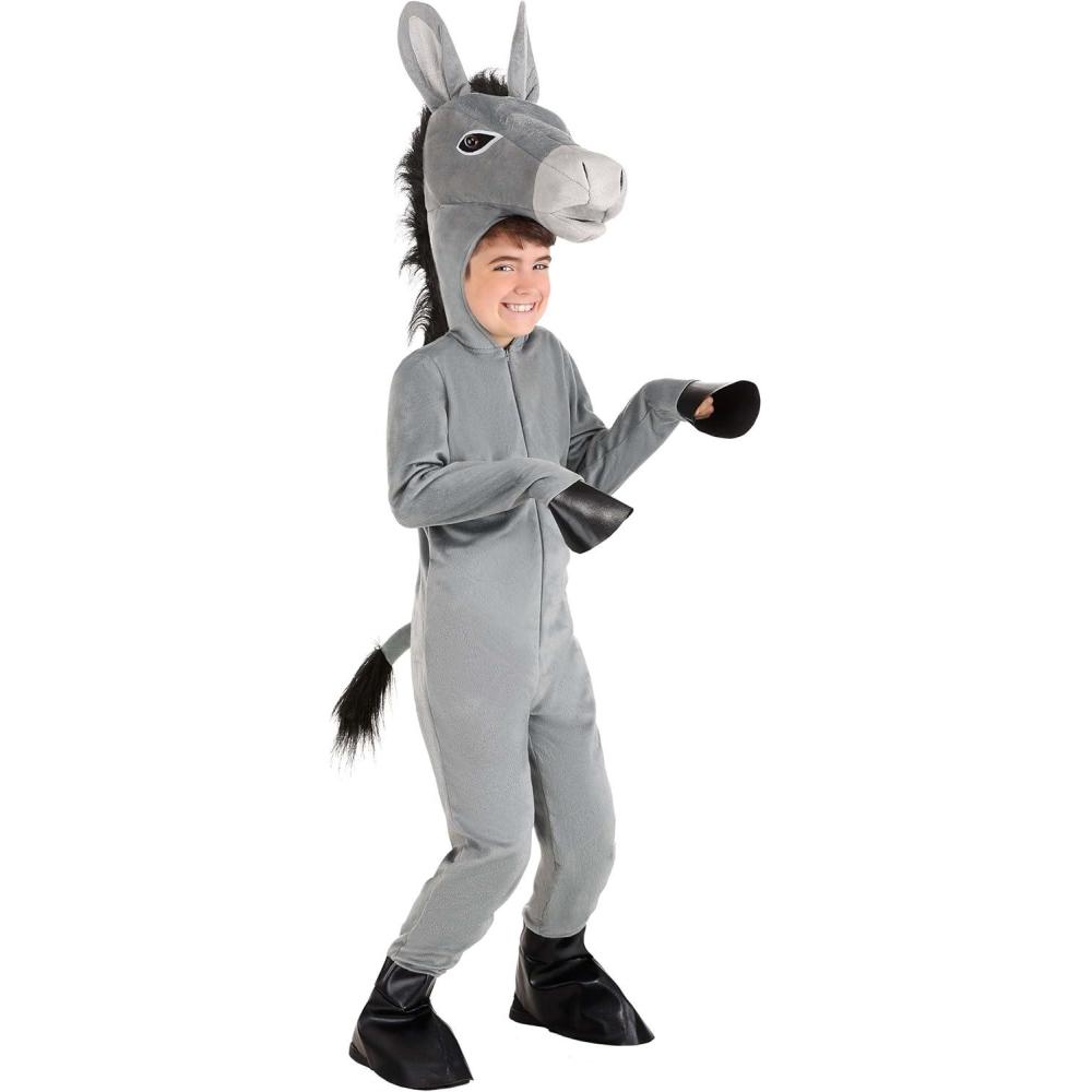 imageChild Farm Animal Donkey Costume  Perfect for Halloween or Barnyard DressUp