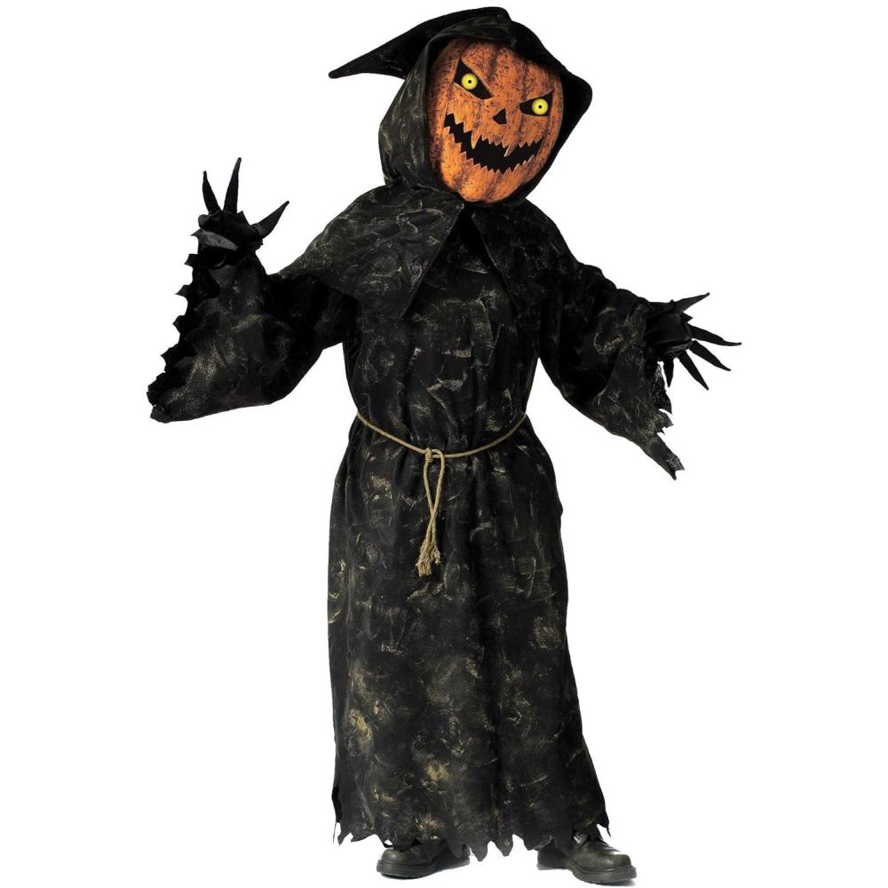 imageFun World Mens Bobble Head Pumpkin Costume