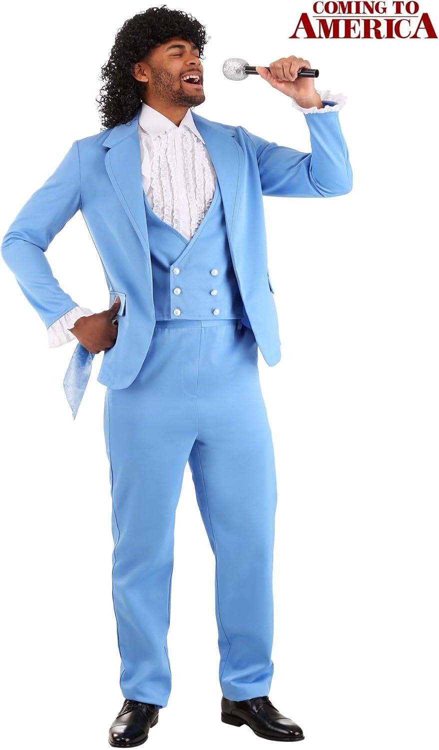 image:imageComing to America Randy Watson Costume for Men Jacket Vest Shirt Front Pants Officially Licensed