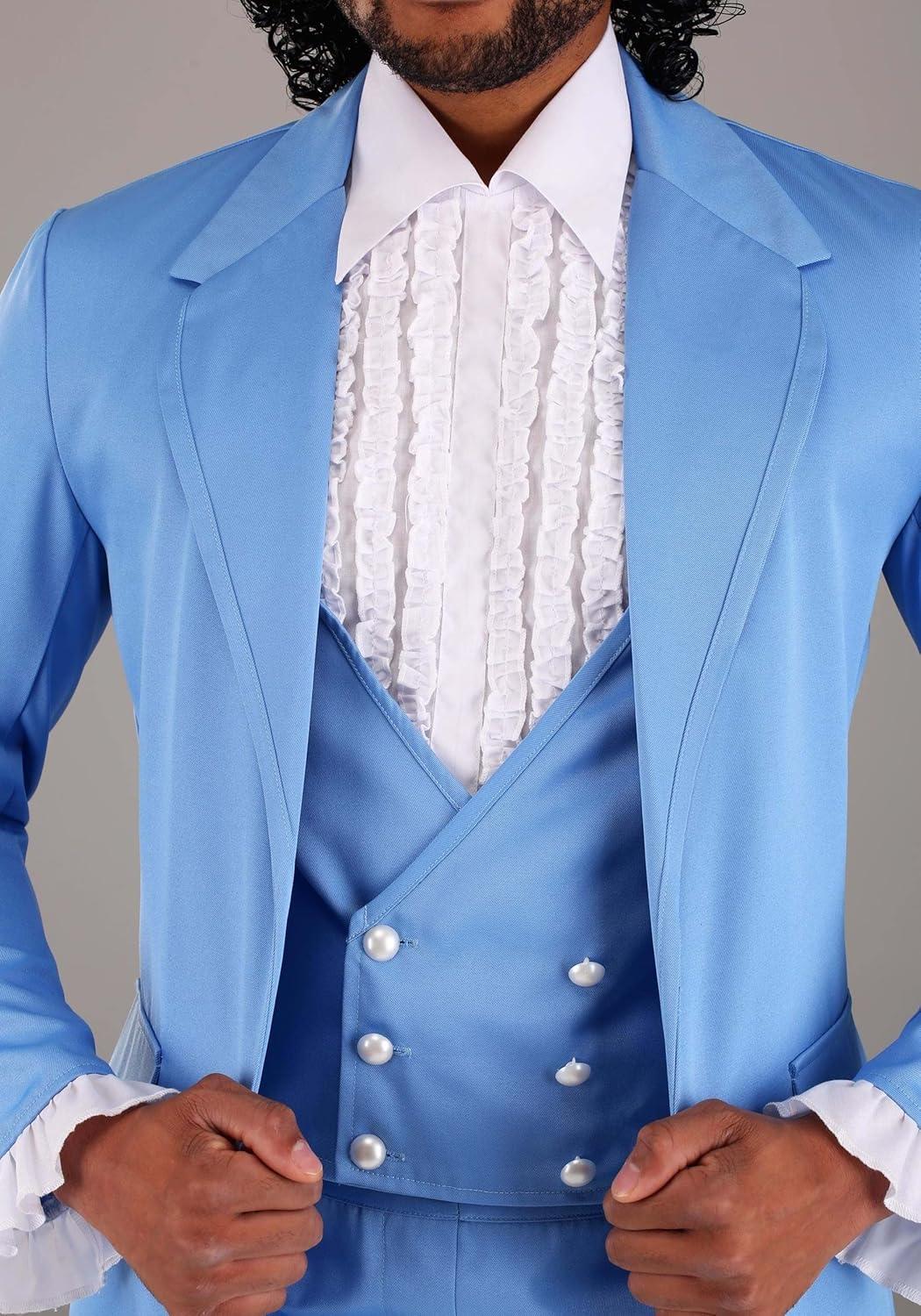 image:imageComing to America Randy Watson Costume for Men Jacket Vest Shirt Front Pants Officially Licensed