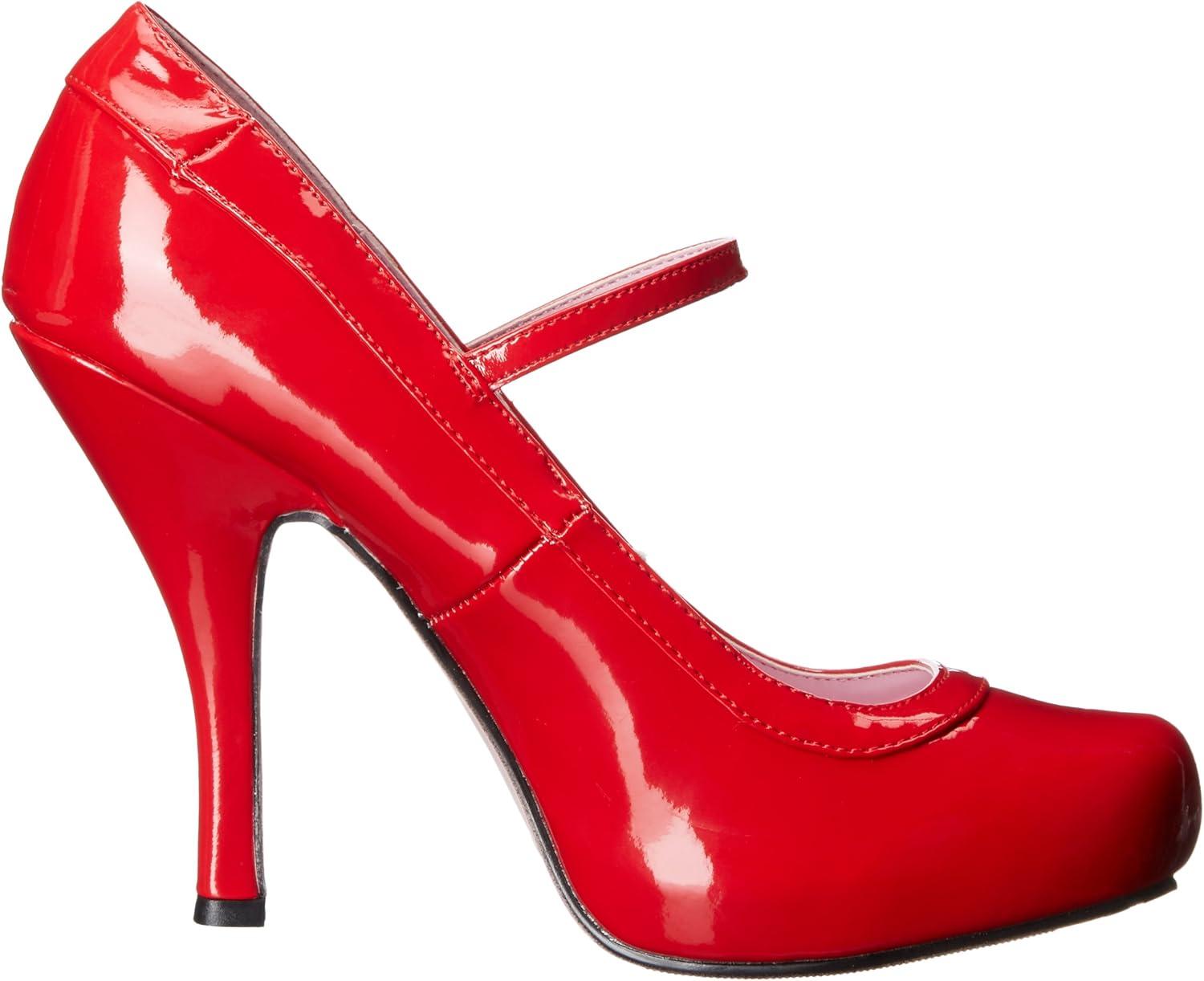 image:imageEllie Shoes Womens 423Babydoll Maryjane Platform PumpRed