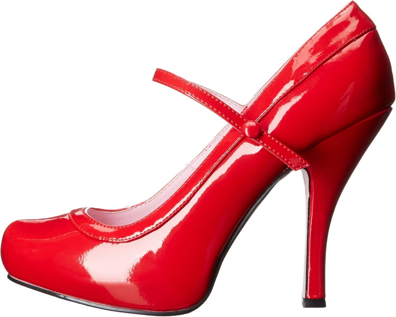 image:imageEllie Shoes Womens 423Babydoll Maryjane Platform PumpRed