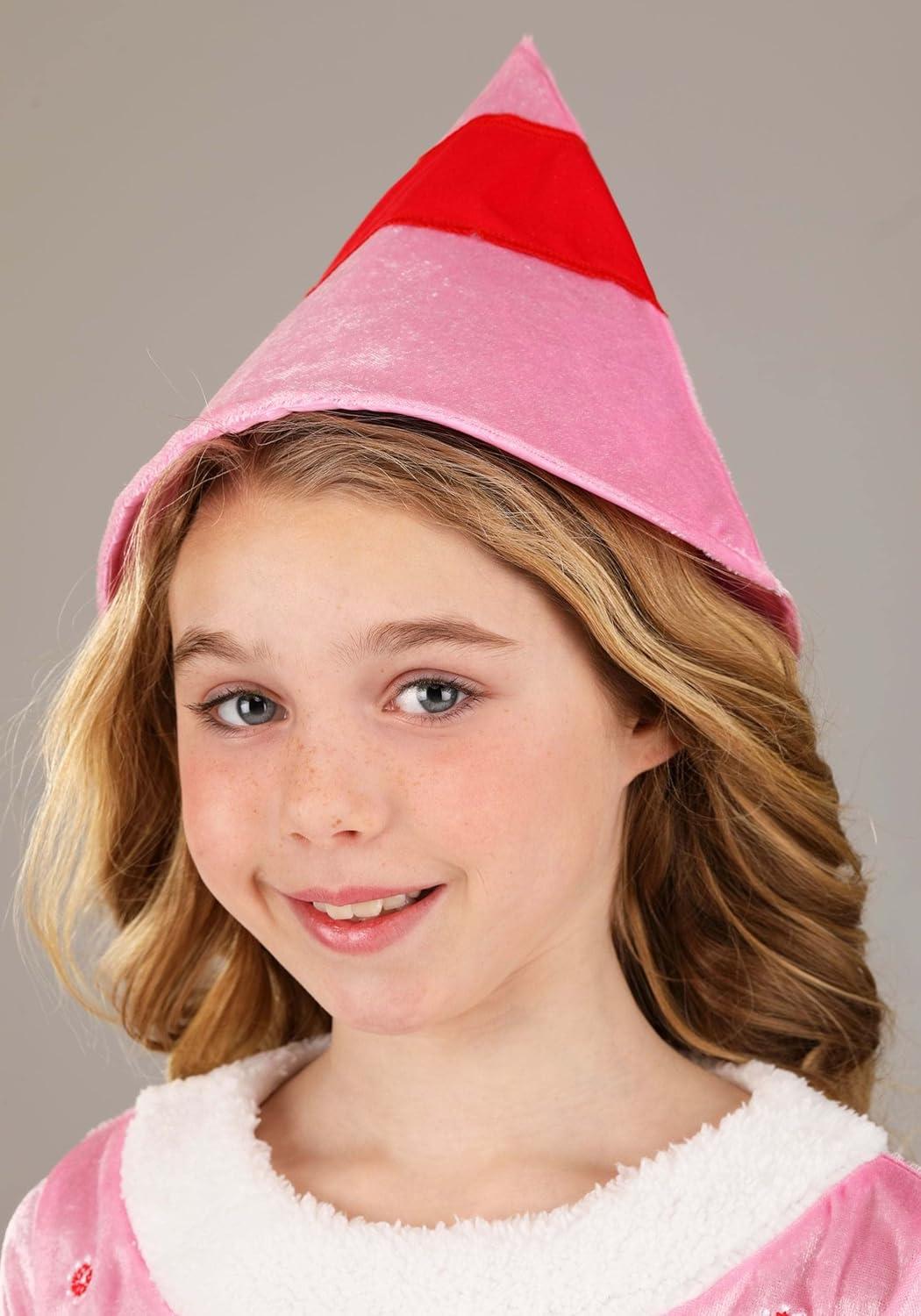 image:imageGirls Jovie Elf Costume Dress 3 Pc Holiday Christmas Elf Costume with Hat amp Belt Kids Elf Movie Jovie Dress