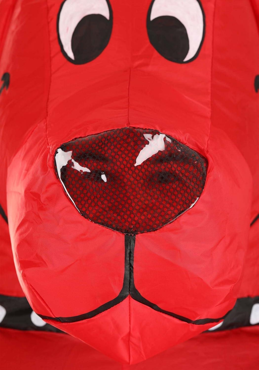 image:imageInflatable Adult Clifford the Big Red Dog Costume Fully Enclosed with Attached Fan Officially Licensed