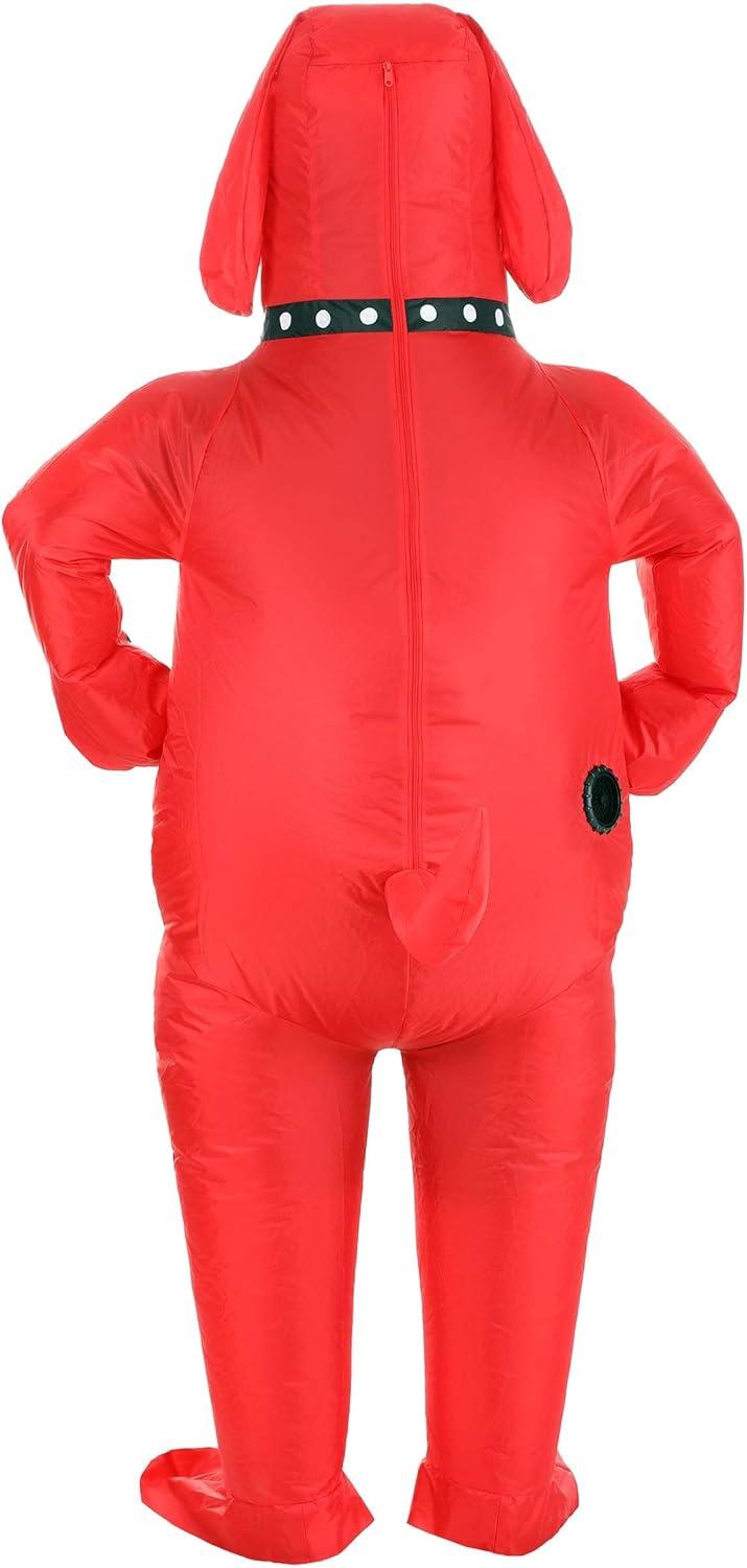 image:imageInflatable Adult Clifford the Big Red Dog Costume Fully Enclosed with Attached Fan Officially Licensed