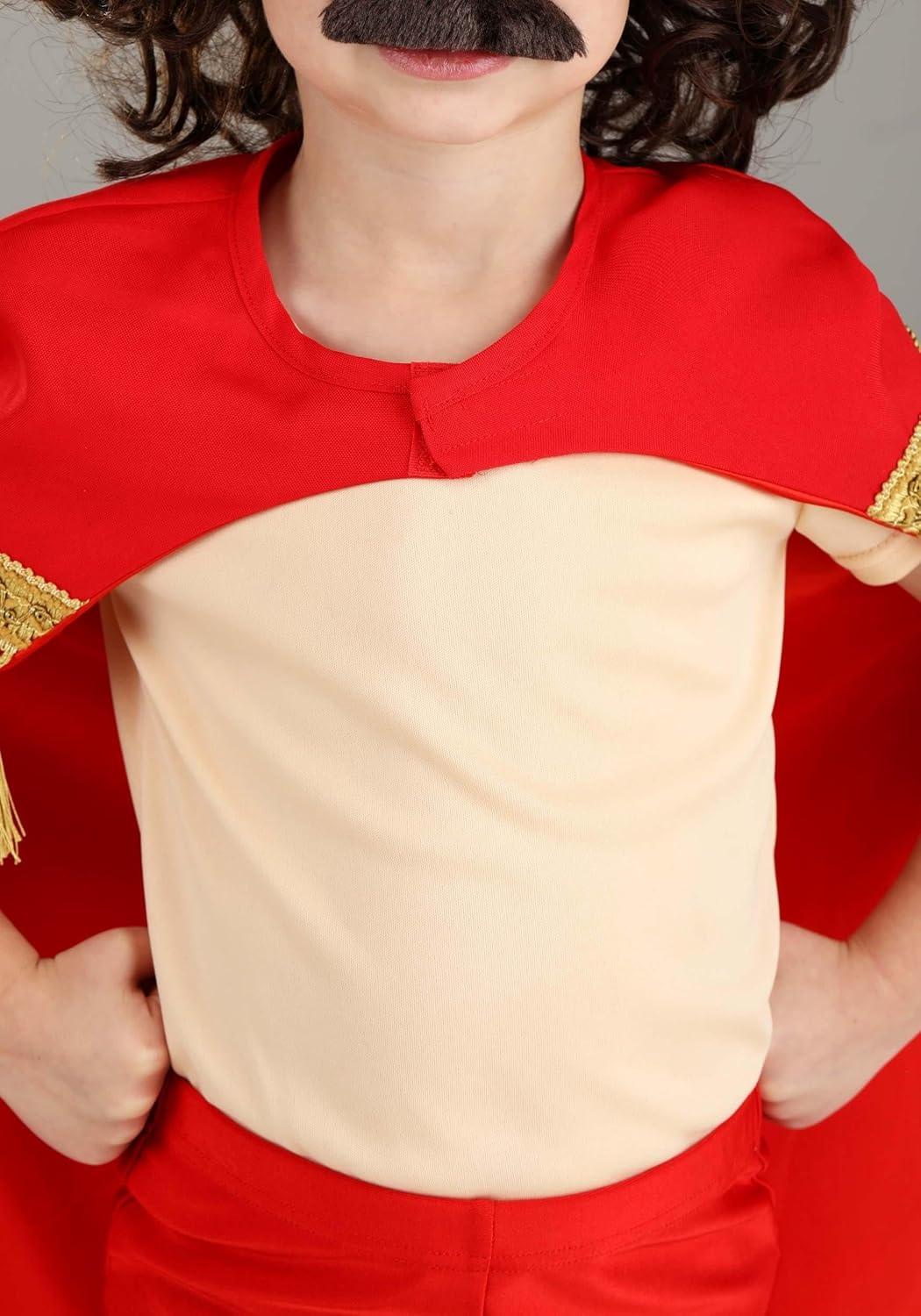 image:imageToddler Lovable Luchador Costume with Shirt Cape Leggings Shoe Covers Wig ampamp Mustache for Halloween Fun