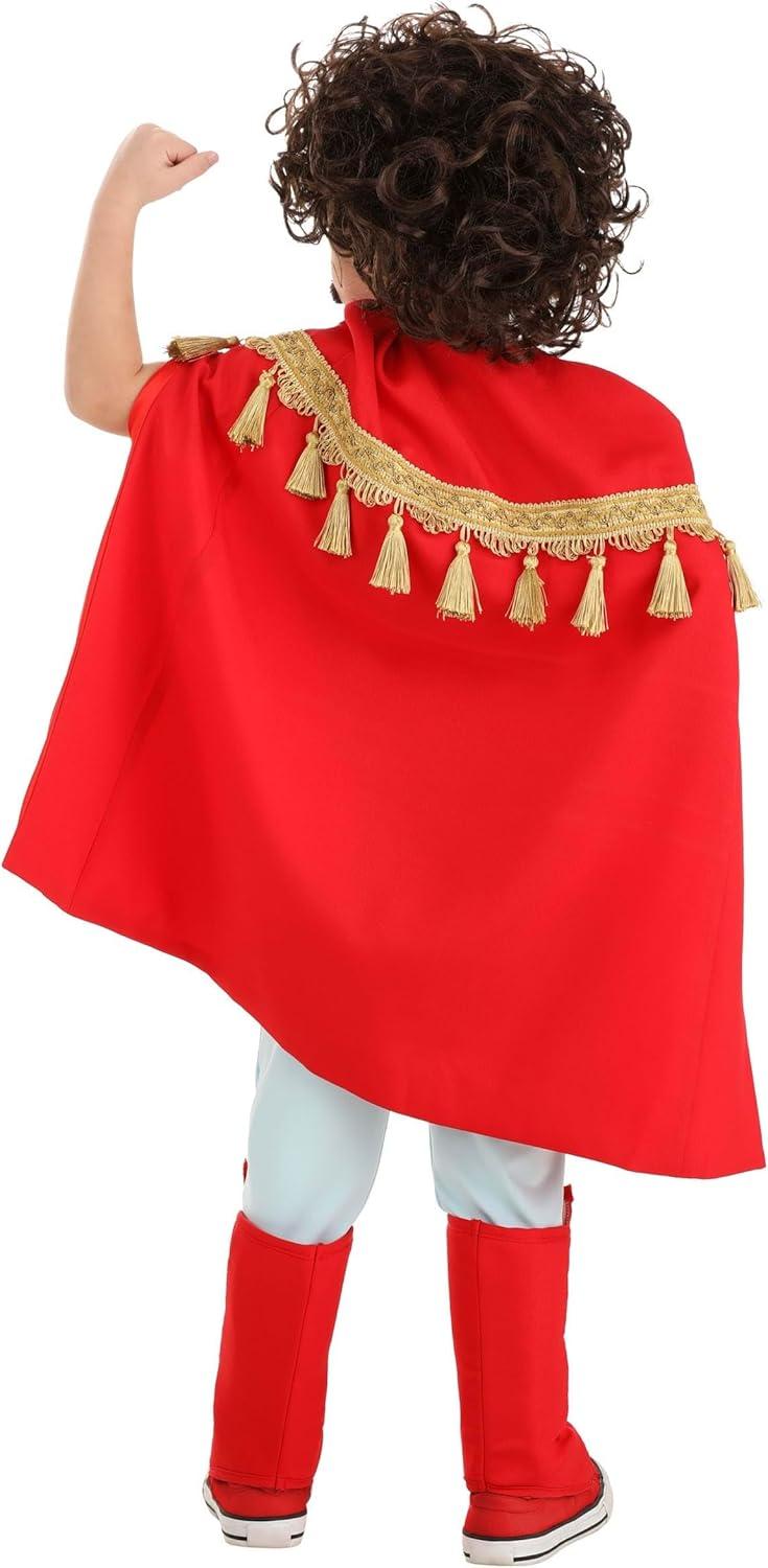 image:imageToddler Lovable Luchador Costume with Shirt Cape Leggings Shoe Covers Wig ampamp Mustache for Halloween Fun