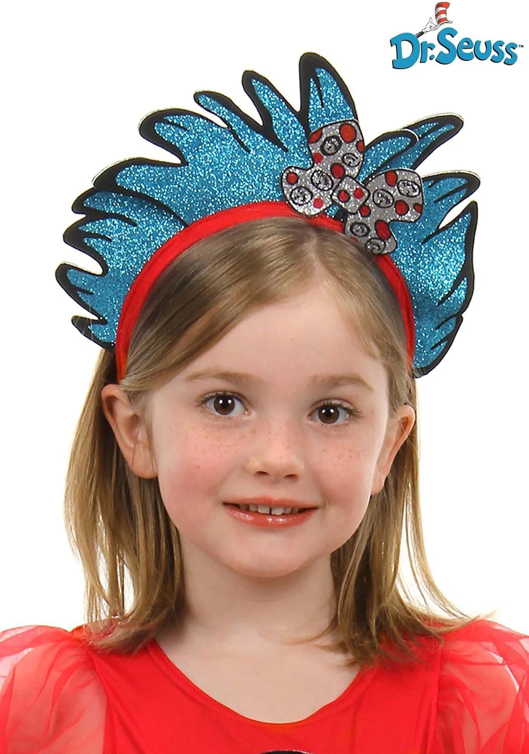 image:imageelope Thing 1 amp 2 Glitter Costume Headband Officially Licensed with Foam Glitter Hair