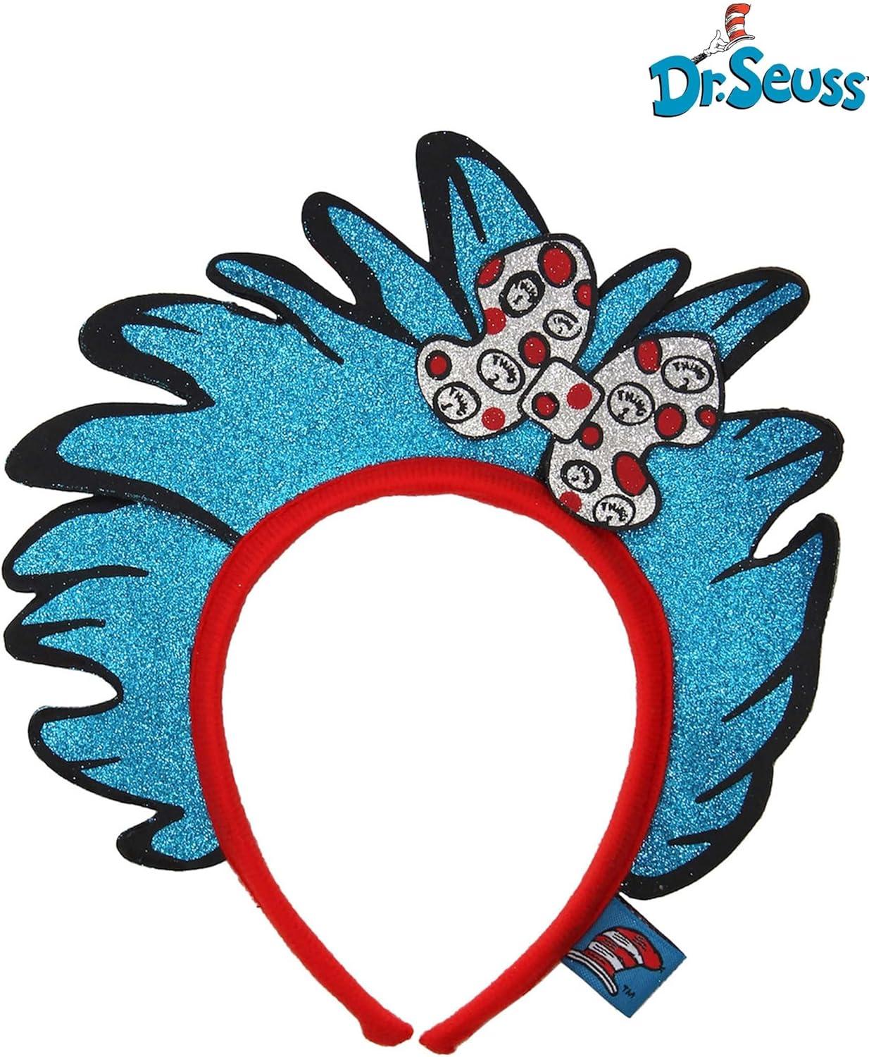 image:imageelope Thing 1 amp 2 Glitter Costume Headband Officially Licensed with Foam Glitter Hair