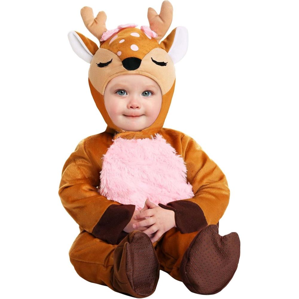 image:imageDarling Little Deer Costume for Infants Cute Woodland Animal Costumes for Babies Baby Fawn Outfit for Kids