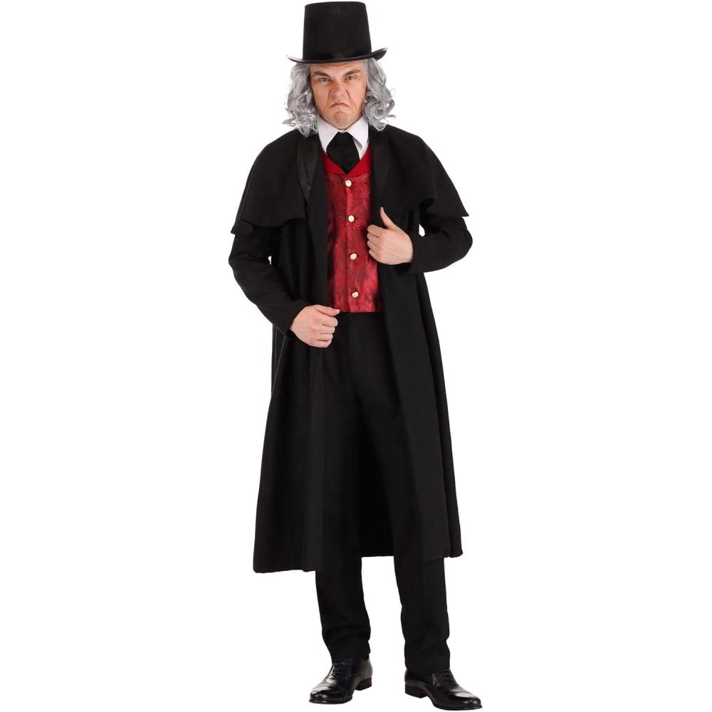 image:imageFun Costumes Ebenezer Scrooge Costume for Adults  A Christmas Carol Outfit with Coat Vest amp Top Hat  Victorian Attire