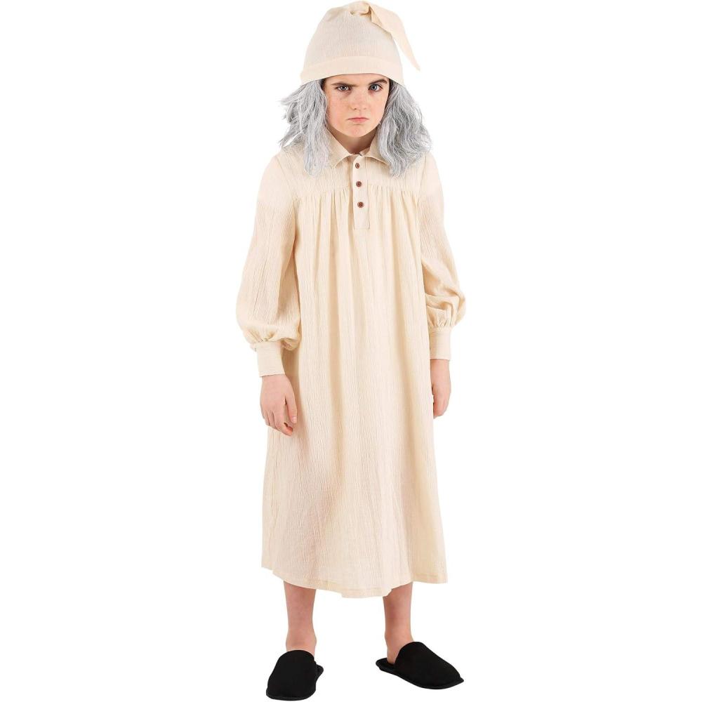 image:imageKids Humbug Nightgown Costume Includes Nightgown amp ConeShaped Cap Scrooge Costume for Kids