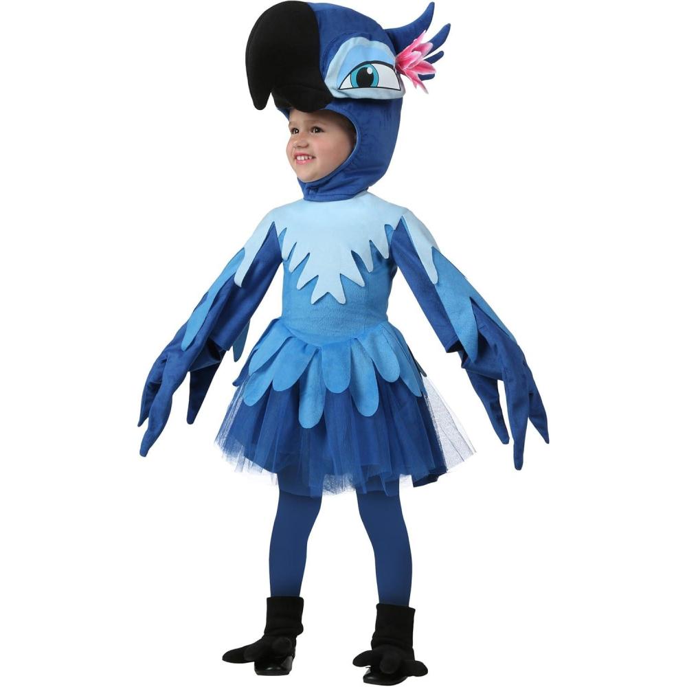 image:imageRio Jewel Toddler Costume  Dress Wing Sleeves Headpiece