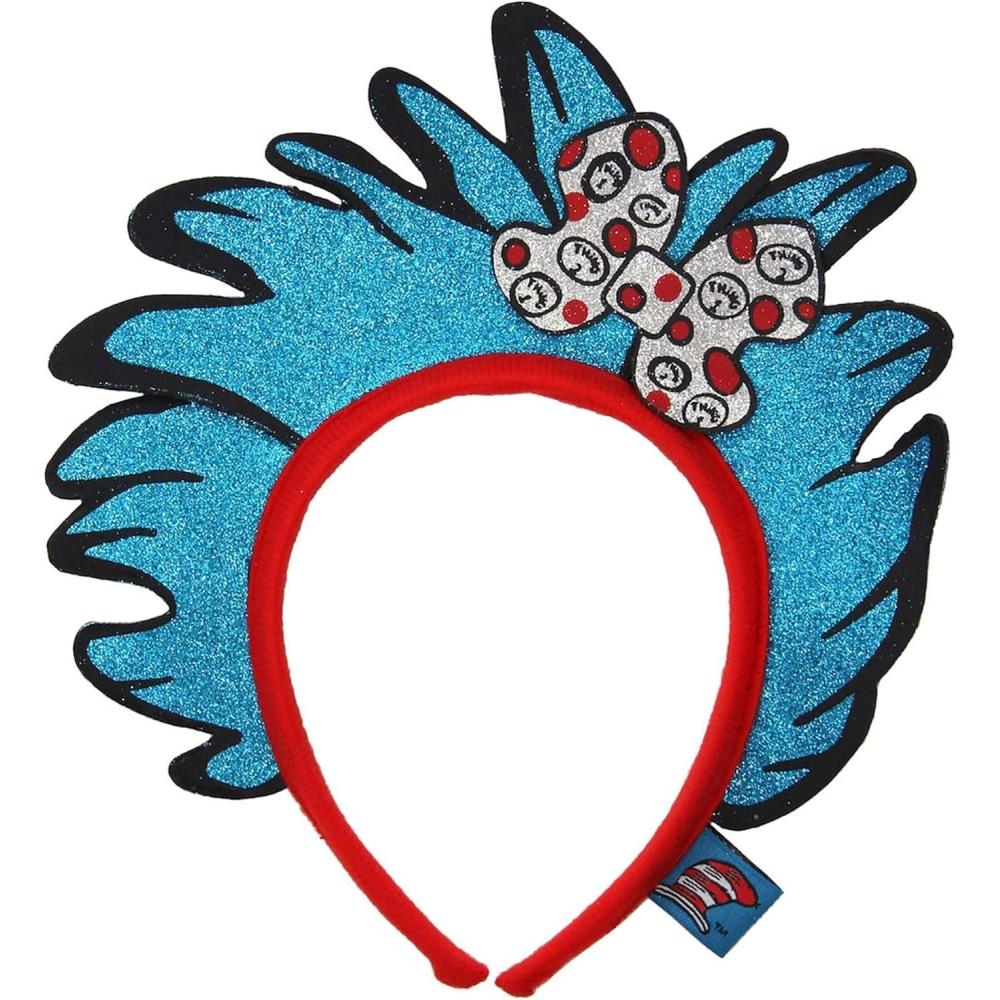 image:imageelope Thing 1 amp 2 Glitter Costume Headband Officially Licensed with Foam Glitter Hair