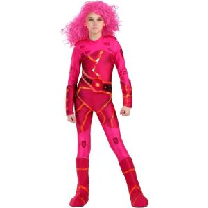 Fun Costumes Lava Girl Costume for Kids | Sharkboy and Lavagirl Character Outfit | Halloween, Party, or Play Pretend(Costume)