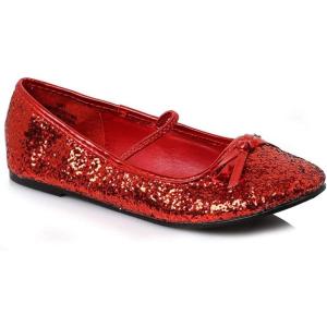 Girls Glitter Red Shoes, XS (9/10)