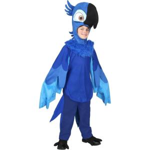 Rio Blu Costume for Kids – Shirt, Pants, Headpiece, and Shoe Covers