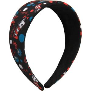 The Cat in the Hat Pattern Costume Headband – Fabric-Covered Plastic Headband