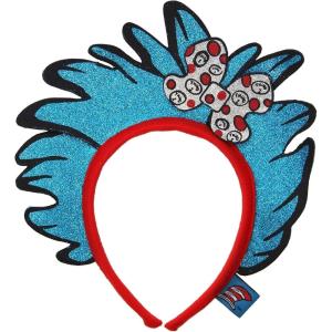 elope Thing 1 & 2 Glitter Costume Headband – Officially Licensed with Foam Glitter Hair