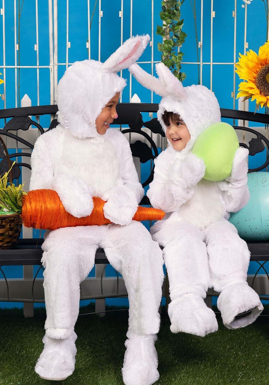 image:imageEnchanting Bunny Adventure Kids Costume Faux Fur Jumpsuit Ears Tail amp MoreCostume