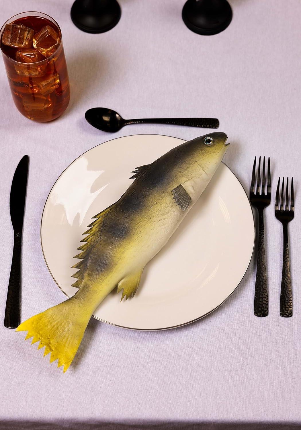 image:imageFun Costumes Realistic Looking Rubber Fish Toy Prop 14 Fake Fish Trout Funny Gag Gift Costume Accessory Fish Toy Figure STStandard