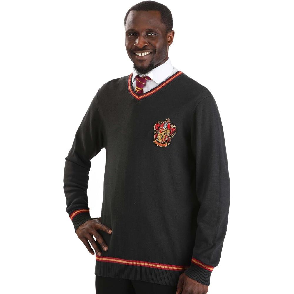 image:imageAdult Harry Potter House Themed Sweaters for Men amp Women Gryffindor Slytherin Hufflepuff amp Ravenclaw UniformGryffindor