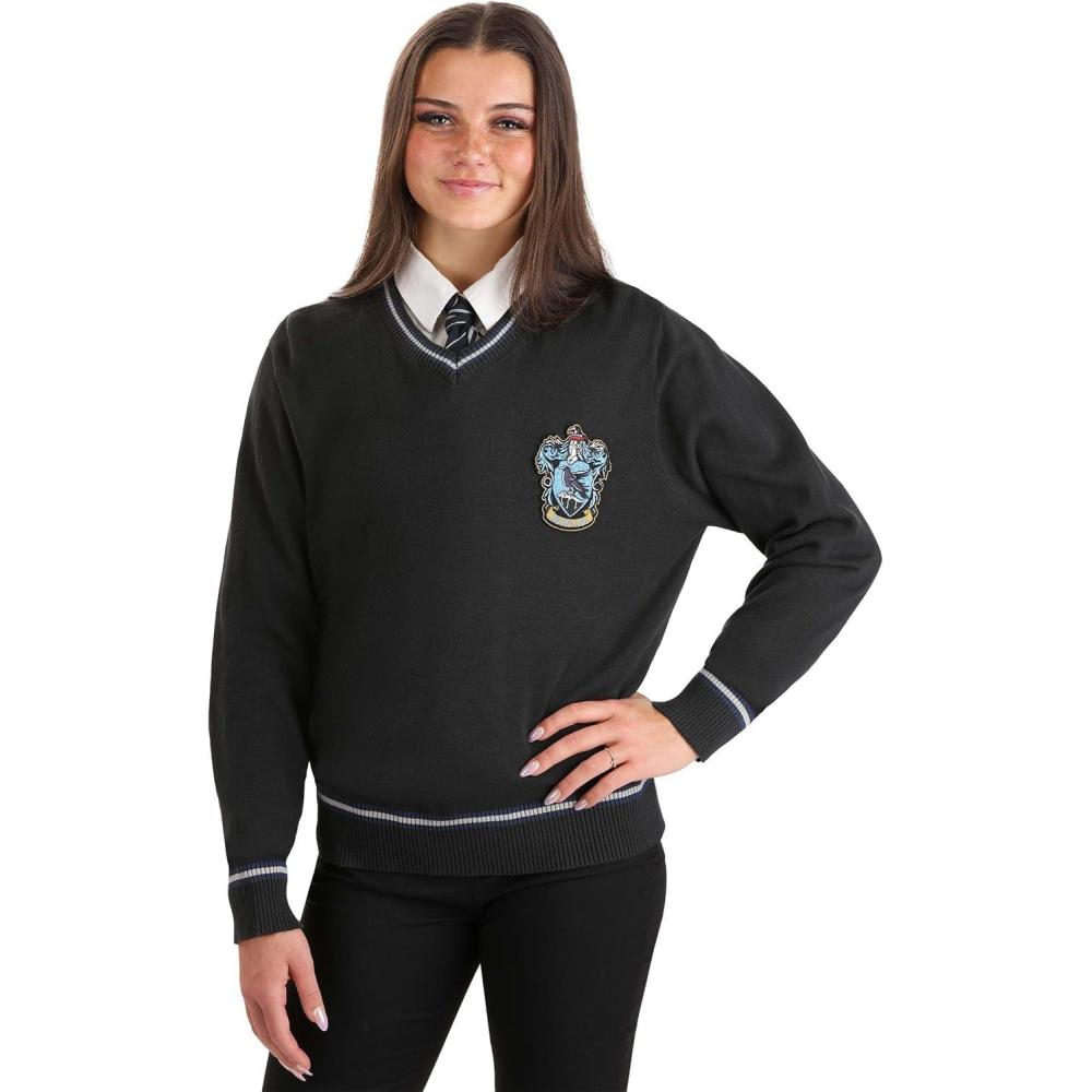image:imageAdult Harry Potter House Themed Sweaters for Men amp Women Gryffindor Slytherin Hufflepuff amp Ravenclaw UniformRavenclaw