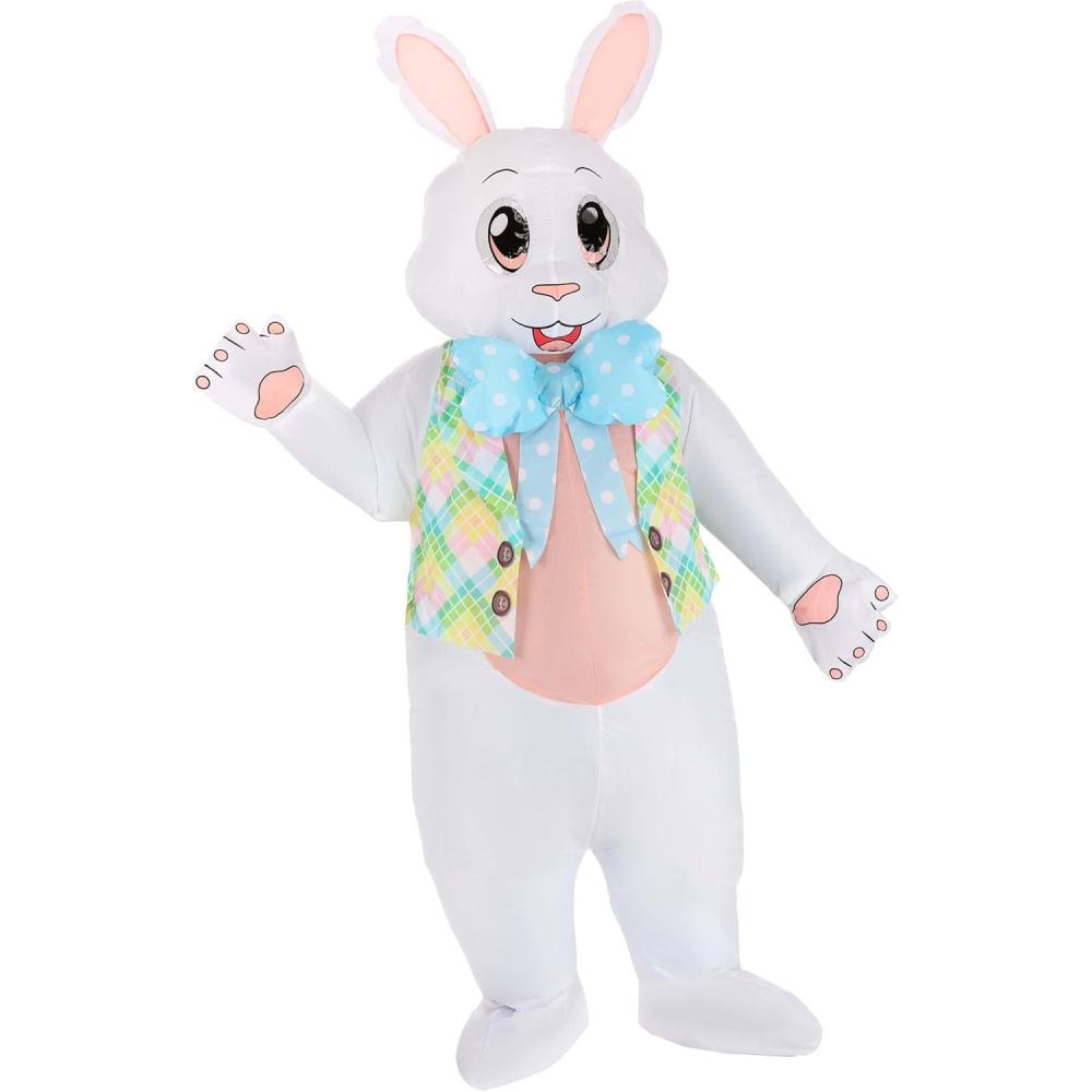 image:imageAdult Inflatable Easter Bunny Costume Halloween Rabbit Suit for Adults Fun Adult Easter Bunny Costume