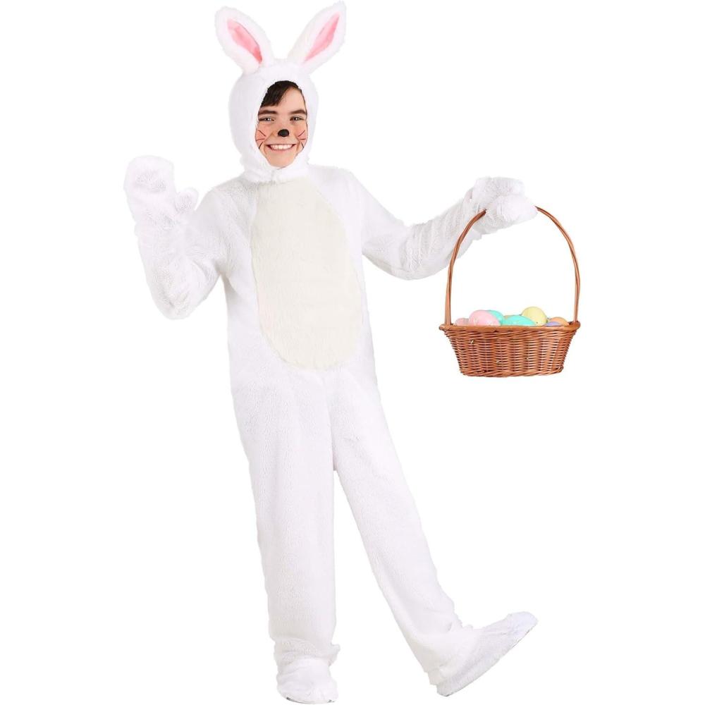 image:imageEnchanting Bunny Adventure Kids Costume Faux Fur Jumpsuit Ears Tail amp MoreCostume