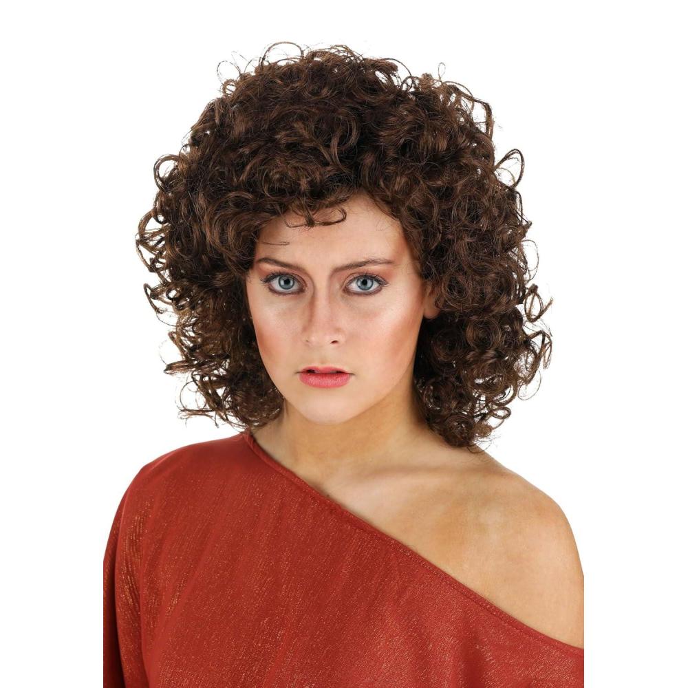 image:imageFun Costumes  Womens Ghostbusters ZuulDana Halloween Costume Wig Accessory  Synthetic Dark Brown Curly Afro Hairstyle Wigs