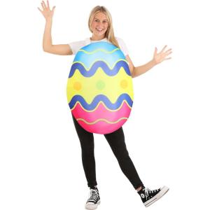 Colorful Easter Egg Costume For Adults | Funny Halloween Outfit | Eggstraordinary Attire