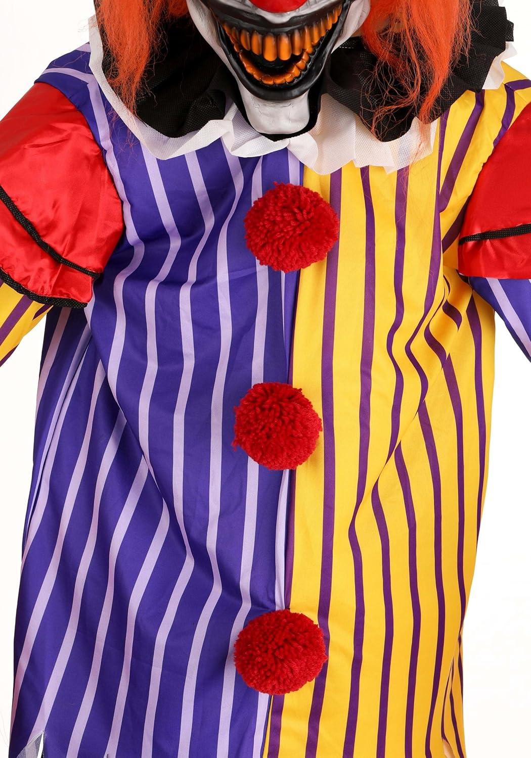 image:imageFun Costumes 7Ft Animated Funzo The Clown Animatronic Tall Animatronic Halloween Decoration StandardStandard