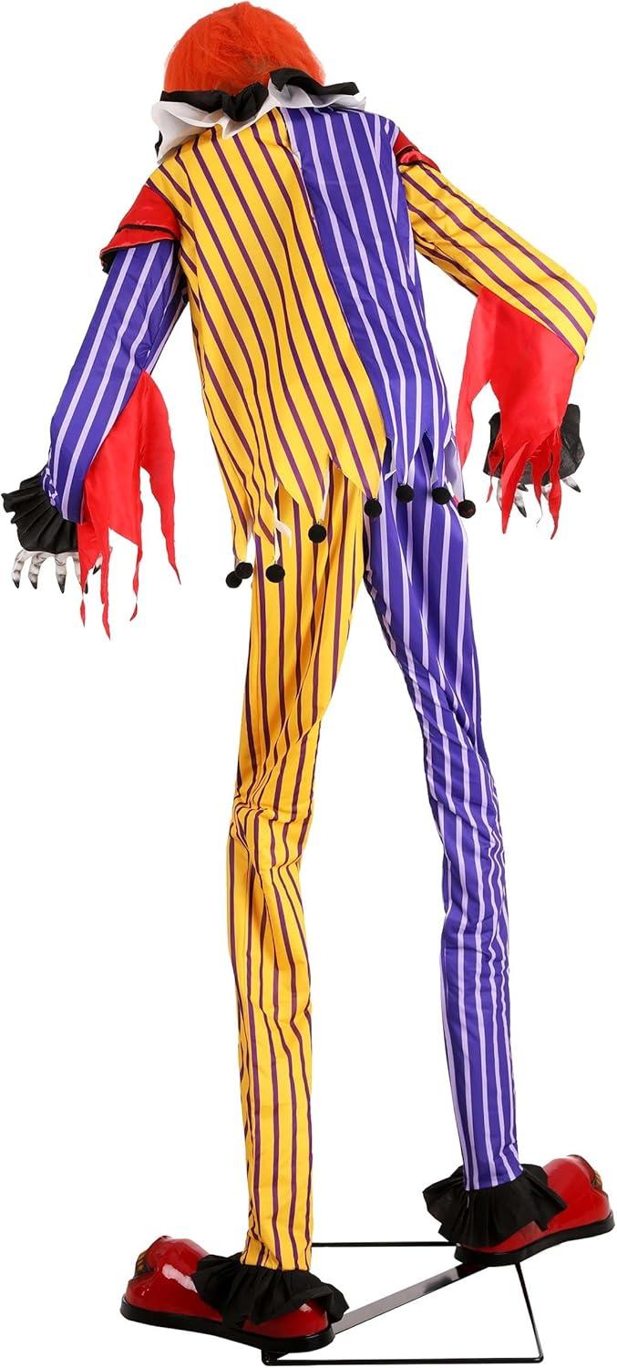 image:imageFun Costumes 7Ft Animated Funzo The Clown Animatronic Tall Animatronic Halloween Decoration StandardStandard