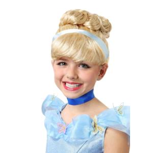 Fun Costumes – Girls Cinderella Wig Standard Yellow