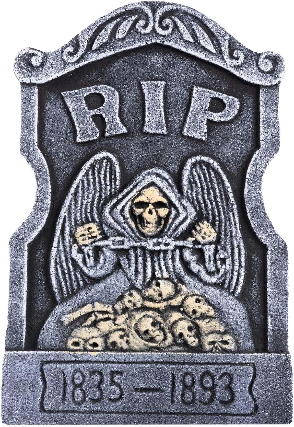 image:imageFun Costumes 6 Piece Scary Tombstone Decoration Set StandardStandard