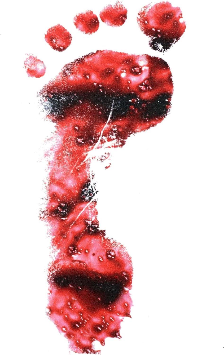 image:imageFun Costumes Bloody Shoe Print Sticker Decals Halloween Footprint Decor PVC Scary Room DecorationStandard