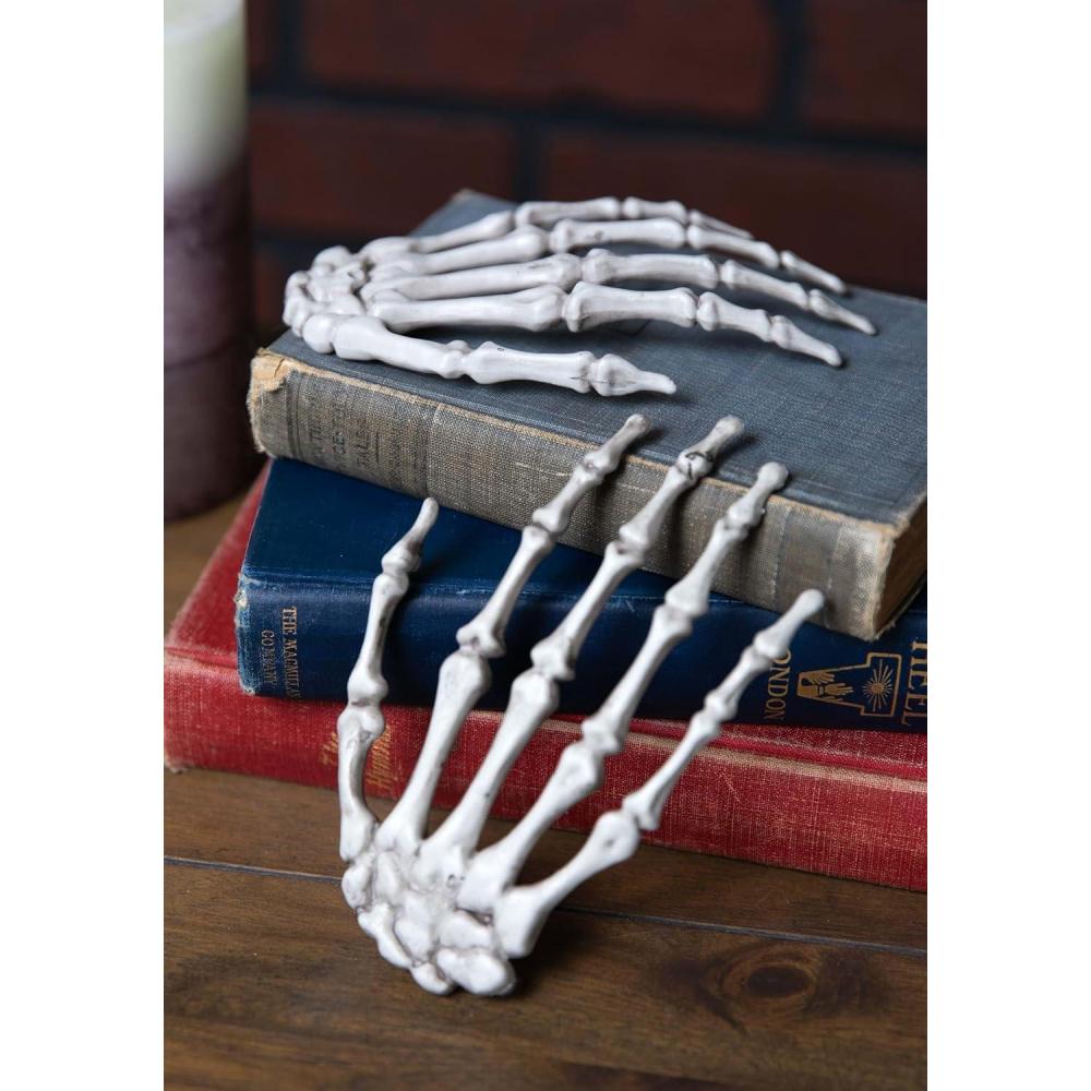 image:imageFun Costumes Halloween Realistic Skeleton Hands Outdoor amp Indoor Decoration Life Size Scary Creepy Human Terror Scary Creepy DisplayStandard