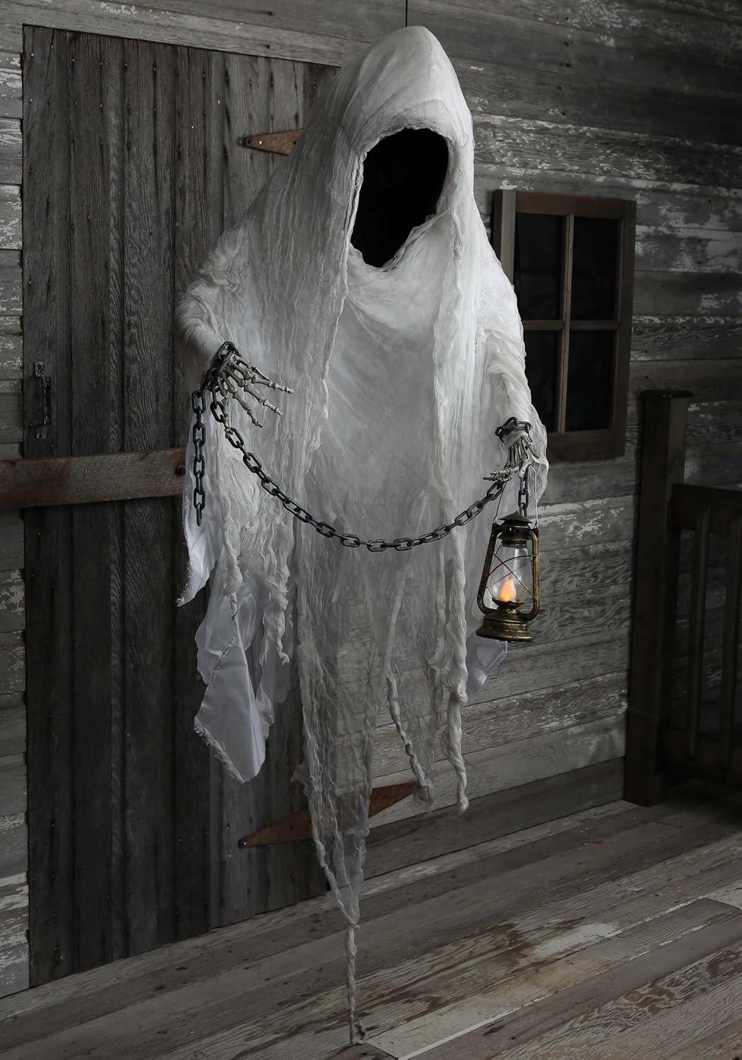 image:imageFUN Costumes 5FT Hanging Faceless Ghost Indoor amp Outdoor Decoration LightUp Lantern Flying Holiday DecorStandard