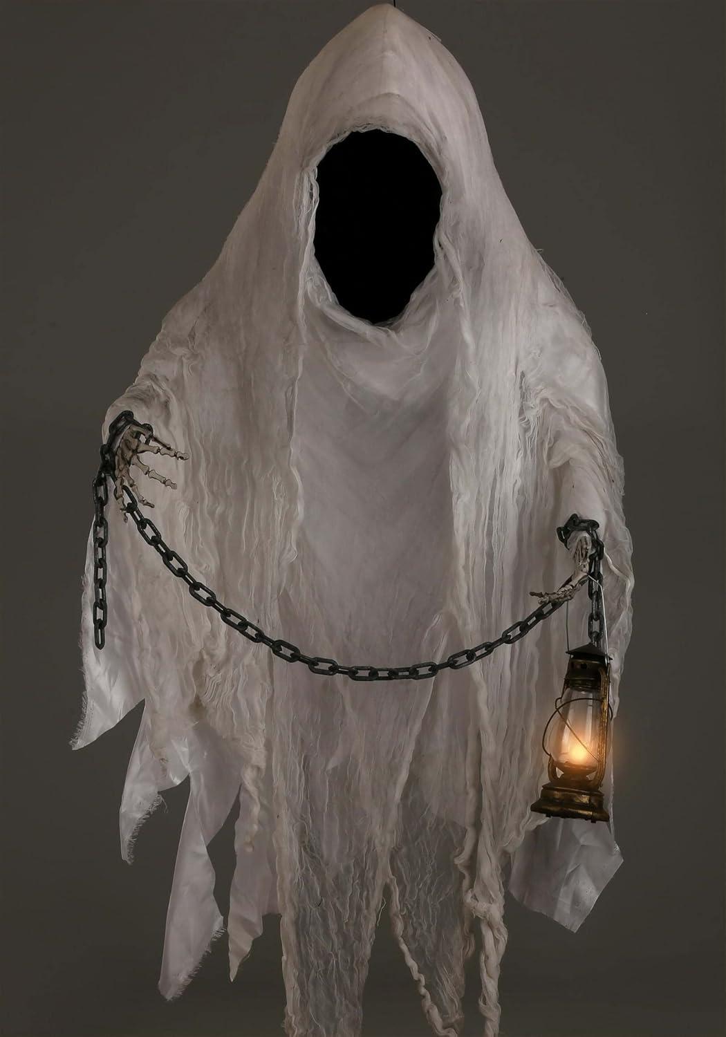 image:imageFUN Costumes 5FT Hanging Faceless Ghost Indoor amp Outdoor Decoration LightUp Lantern Flying Holiday DecorStandard