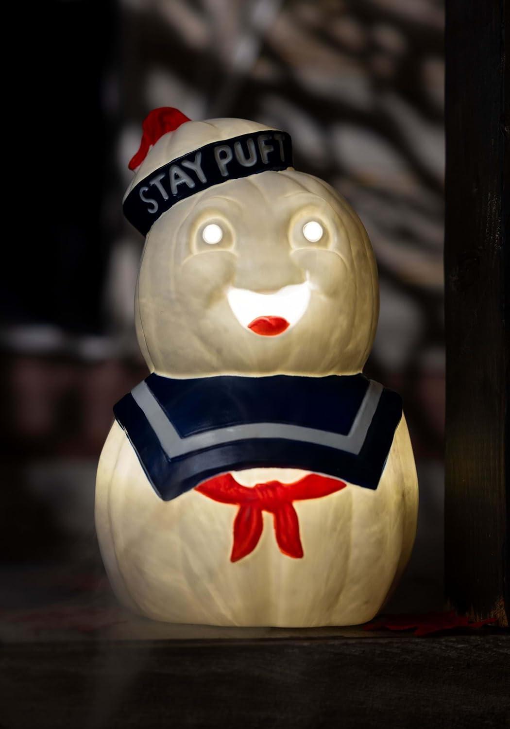 image:imageFun Costumes 12 Ghostbusters Light Up Stay Puft Pumpkin Halloween Prop Ghostbusters Decorations StandardStandard