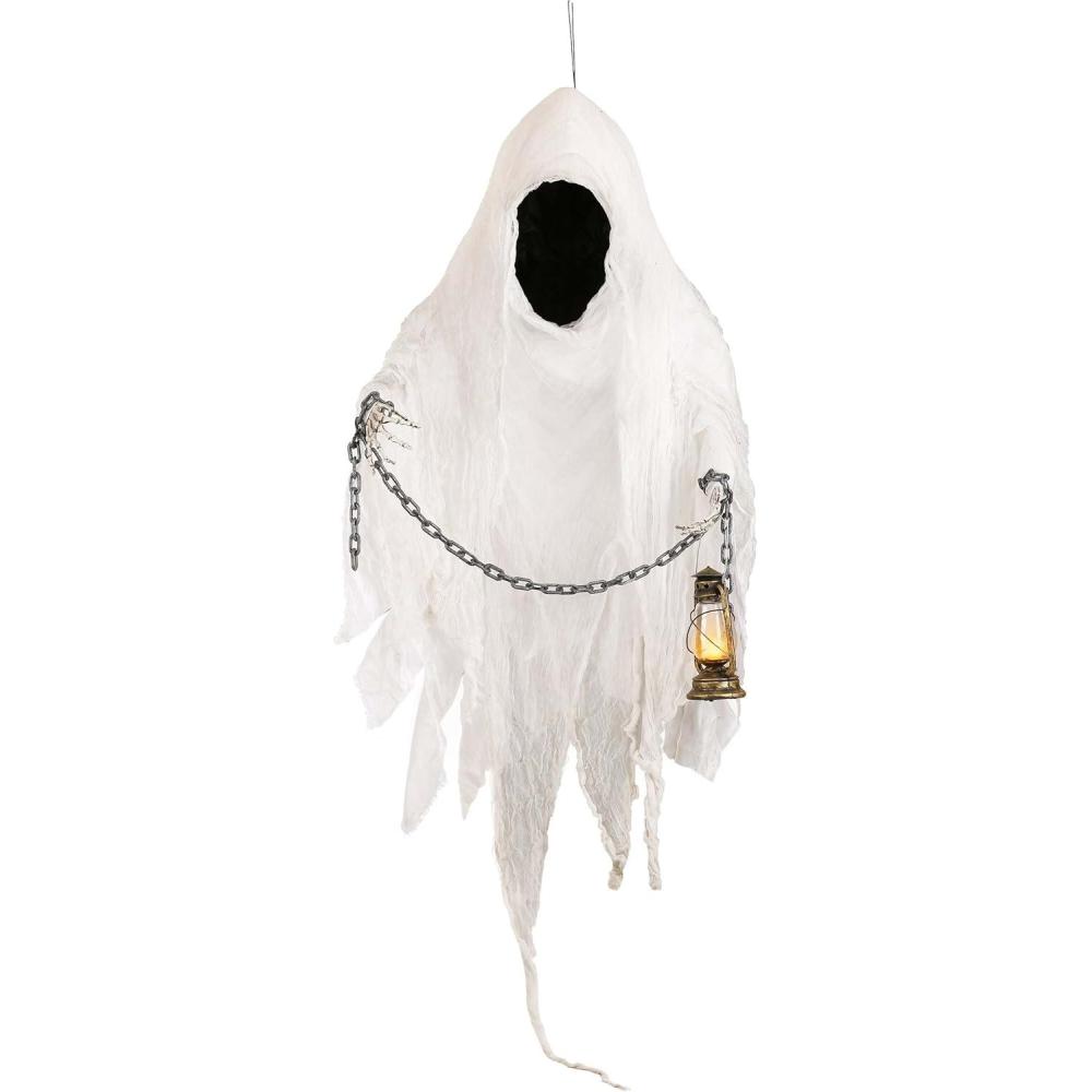 image:imageFUN Costumes 5FT Hanging Faceless Ghost Indoor amp Outdoor Decoration LightUp Lantern Flying Holiday DecorStandard