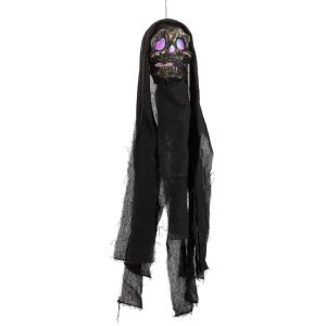 Fun Costumes Hanging Skull Color Changing LED Light Halloween Decoration Scary Creepy Skull | for Indoor & Outdoor Display(Standard)