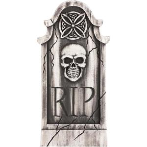Fun Costumes Weathered Skull Tombstone Prop Standard(Standard)