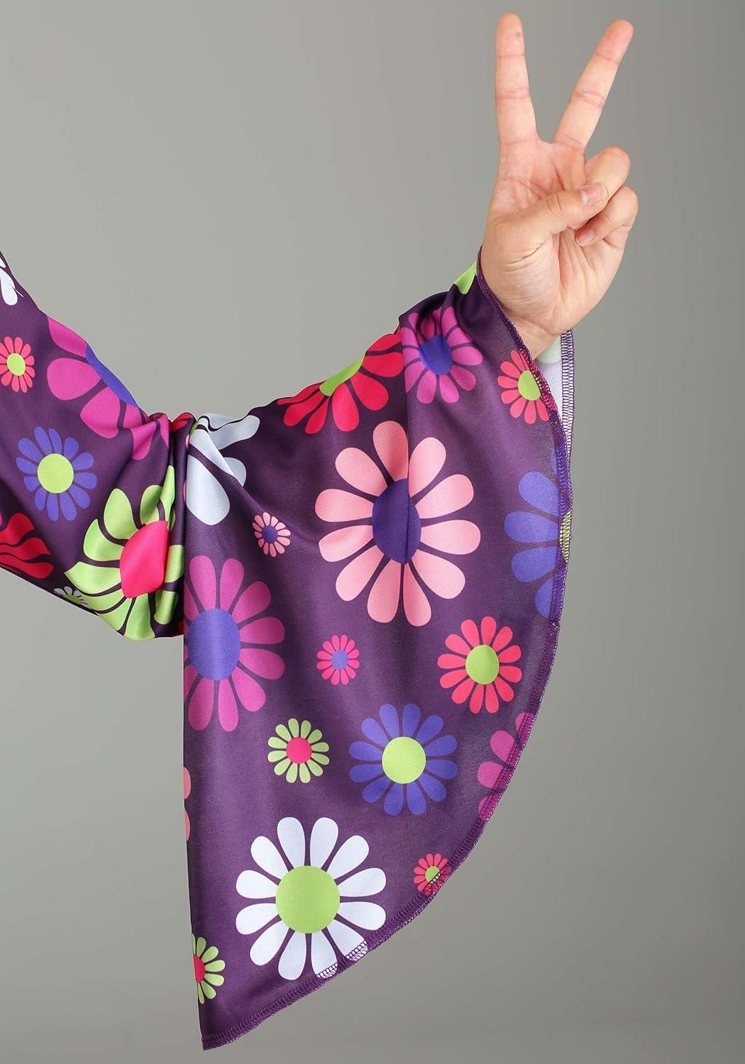 image:imageWomens Plus Size Groovy Flower Power Costume