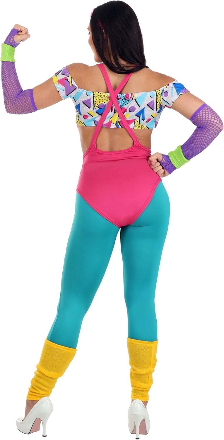 image:imageWomens Work It Out 80s Costume Retro Workout Costume