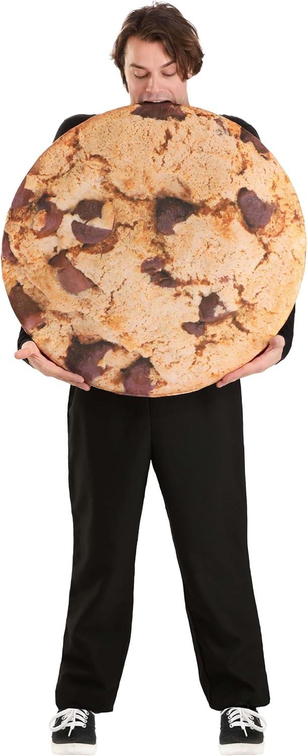 image:imageAdult Chocolate Chip Cookie Costume Funny Food Theme Outfit for Halloween Parties Sweet Treat Dessert Tunic