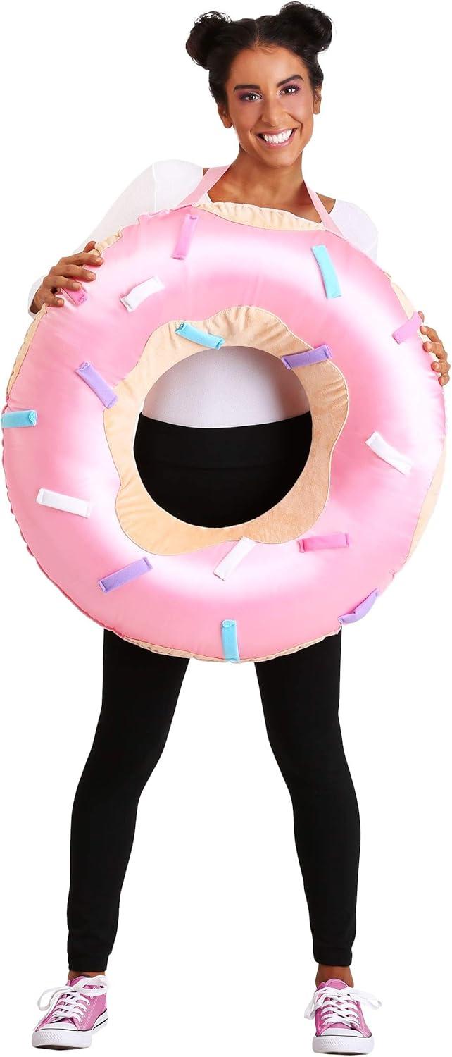 image:imageAdult Donut Costume Inflatable Tunic with Harness and MultiColored Sprinkles