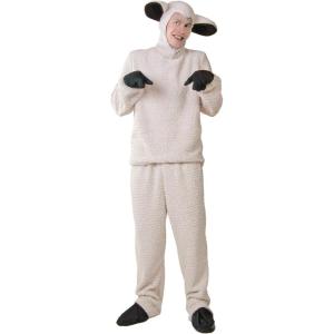 Adult Sheep Costume X-Large Gray(X-Large bundle w/o Nose)