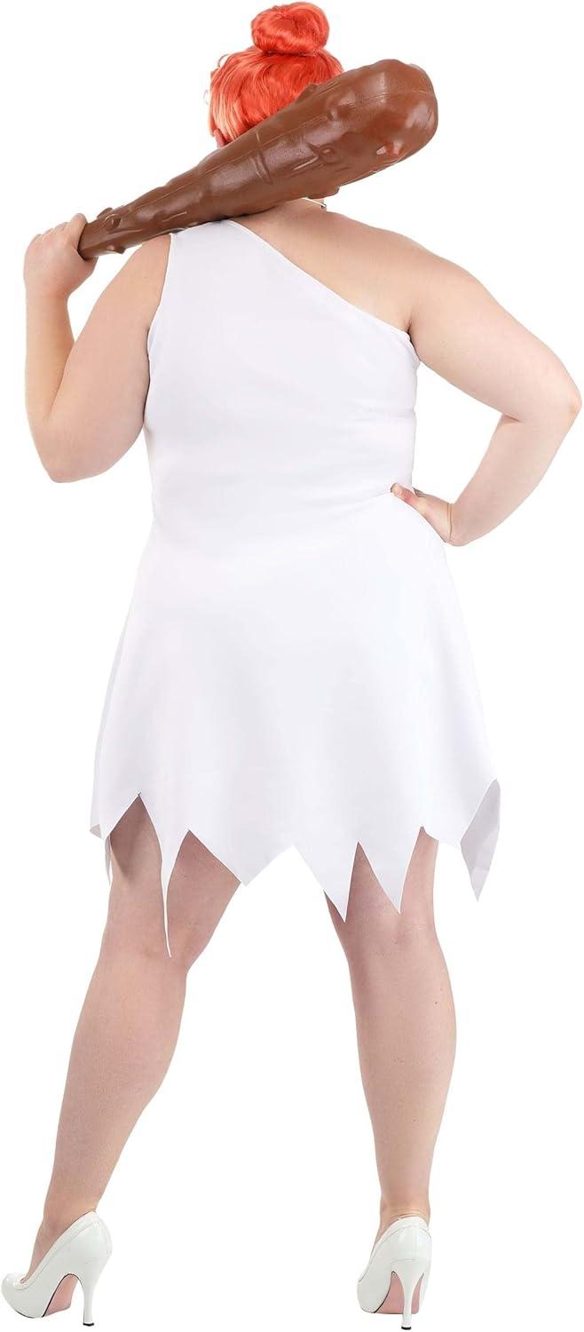 image:imagePlus Size Flintstones Wilma Flintstone Costume for Women Includes Dress amp Necklace with Wig Option AvailableBundle W Wig